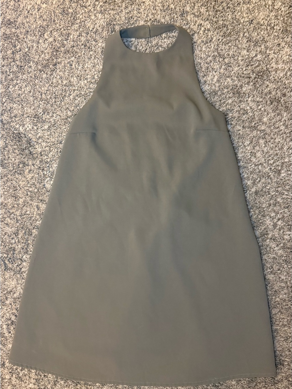 Tobi Olive Halter Backless Shift Dress